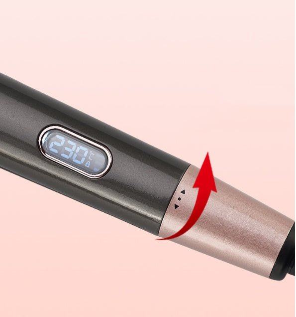 Lisseur & Fer à Boucler 2‑en‑1 – Cheveux Secs et Mouillés