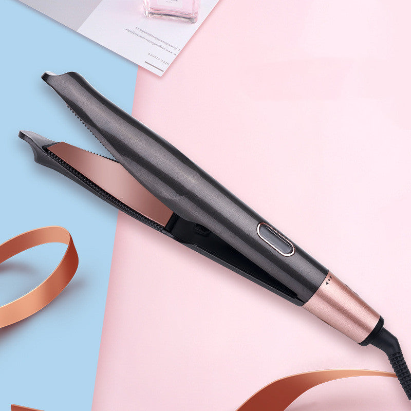 Lisseur & Fer à Boucler 2‑en‑1 – Cheveux Secs et Mouillés